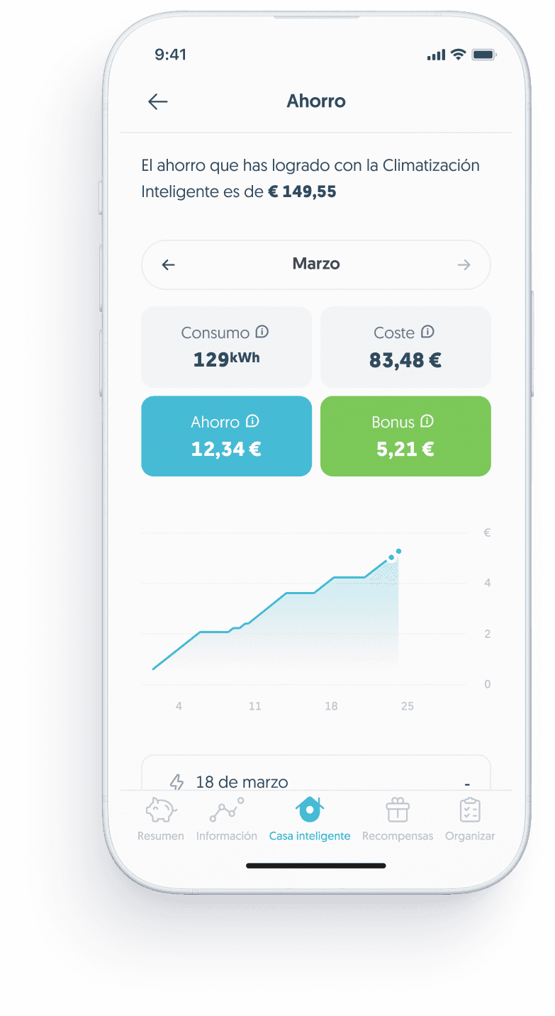 savings in the Frank app