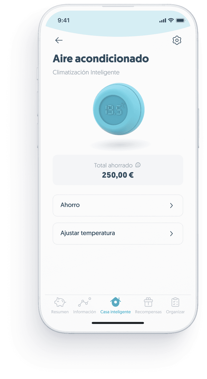 overview page in the frank app